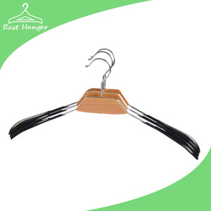 Best Coat wire hanger for coat with wood block