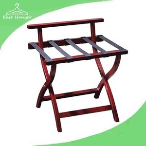 Hotel wooden luggage rack folding luggage carrier luggage stand