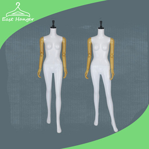 Hot Sale glossy white movable mannequin