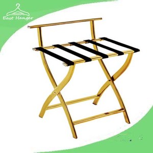 Stainless steel folding hotel luggage rack luggage stand for hotel