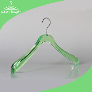 High Quality Acrylic Hanger For Coat Deluxe Clothes Hangers Green Acrylic Hangers