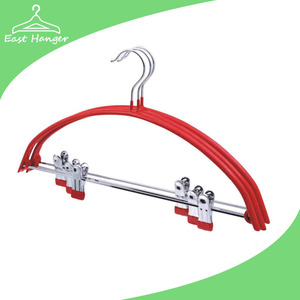 Metal suit hangers for shirt wholesale with metal clips
