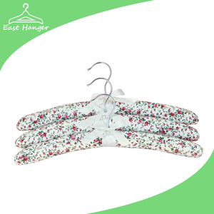 Embroidered cotton clothes hanger for women